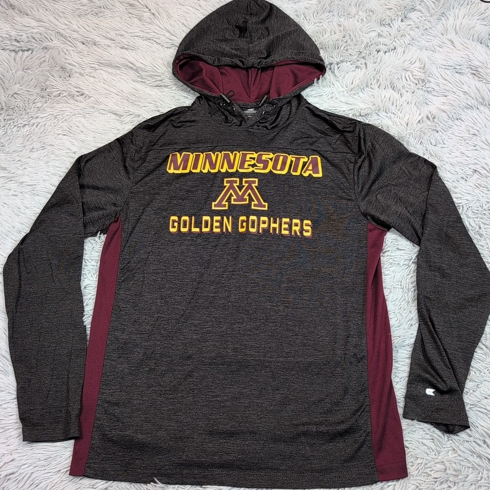 Minnesota Golden Gophers Sweatshirt Womens Mโ Gray Hoodie Athletic University